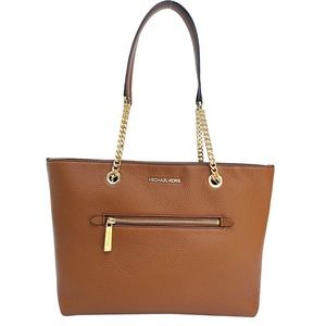 🧡 NWT Michael Kors Jet Set Md Front Zip Pocket Chain Tote